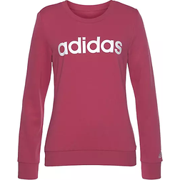 adidas Women's Essentials Logo Sweatshirt - Wild Pink/White