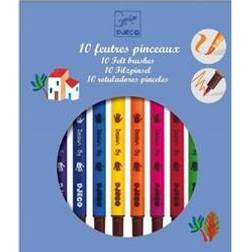 Djeco Feutres Pinceaux 10-Pack