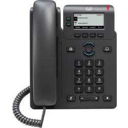 Cisco IP Phone 6821 Téléphone VoIP avec ID d'appelant/appel en instance SIP, SRTP 2 lignes