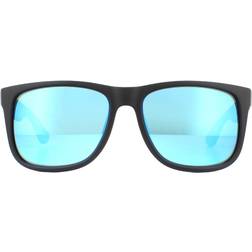 Ray-Ban Hombre Sunglass RB4165F Justin Color Mix - Azul Espejado