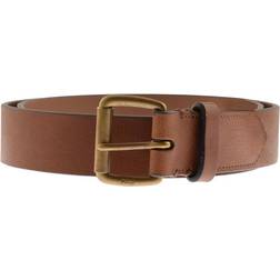 Polo Ralph Lauren Tumbled Leather Belt Brown Male