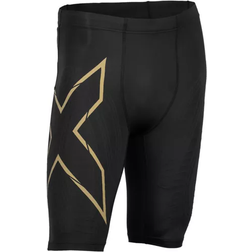 2XU Light Speed Compression Shorts Men - Black/Gold Reflective