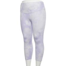 Nike One Icon Clash Cropped Leggings - White/Grey Female