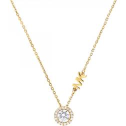 Michael Kors Collar Pave Halo Necklace MKC1208AN710 Oro 00