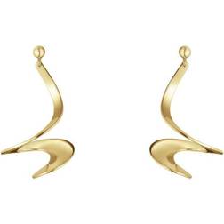 Georg Jensen Möbius Earrings - Gold