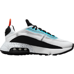 NIKE Air Max 2090 GS - White/Black/Aquamarine/Turf Orange