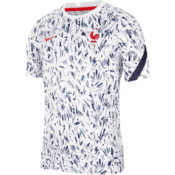 Nike FFF Short Sleeve Soccer Jersey White/Blackened Blue/University Red