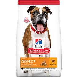 Hill's Science Plan Light Medium Adult Dog Food with Chicken 2.5kg