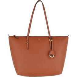 Lauren Ralph Lauren Shopper Grain Keaton Bag - Cognac