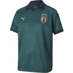 Puma FIGC Third Shirt Replica Jr Blue/Green, Unisex, Kleding, T-shirt, Voetbal, Groen