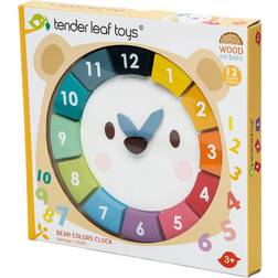 Tender Leaf Bear Colours Clock