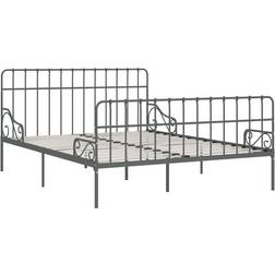 vidaXL Bed Frame with Slatted Base 95cm Sengeramme 200x200cm