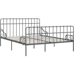 vidaXL Bed Frame with Slatted Base 95cm