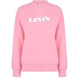 Levi's Standard Graphic Crew Neck Sweatshirt - Peony/Red