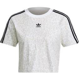 adidas Cropped Tee - Multicolor/White/Talc