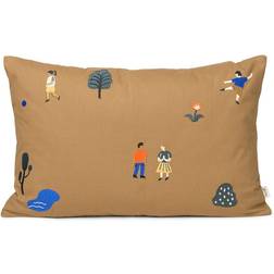 Ferm Living The Park Coussin Décoratif Marron (60x40cm)