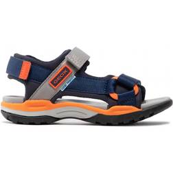 Geox Sandalias Borealis azul naranja niño - Blue/Brown
