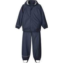 Name It Kids Rain Set - Sininen/Harmaa