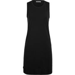 Icebreaker Yanni Mouwloze Jurk - Black