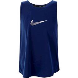 Nike Girl's Dri-FIT Trophy Tank Top - Blue Void/Arctic Punch (DA1370-492)