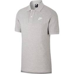 NIKE Men Sportswear Polo Shirt - Dark Gray Heather/White