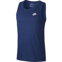 Nike Sportswear Club Men's Tank Top - Midnight Navy/White