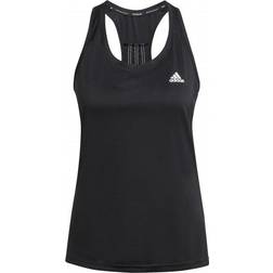 adidas Designed to Move 3 Stripes Sport Tank Top Women - Black/White