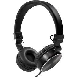 LogiLink Casque Stéréo Pliable Noir