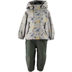 Liewood Dakota Mini Rainwear - Dino Dove Blue Mix (LW13025-6917)