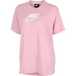 Nike Women's Air Boyfriend Top - Pink Glaze/White