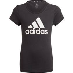 Adidas Girl's Essentials T-shirt - Black/White (GN4069)