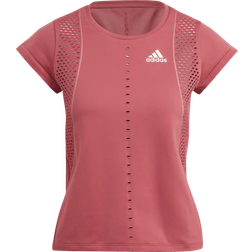 Adidas Primeblue Camiseta De Manga Corta Mujeres - Berry