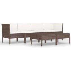 vidaXL 3056981 Loungeset, 2 Bord inkl. 4 Soffor