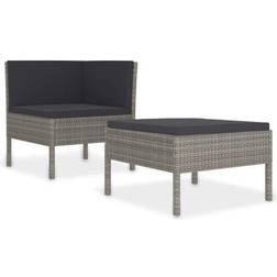 vidaXL 310208 Loungesæt, borde inkl. 2 stole