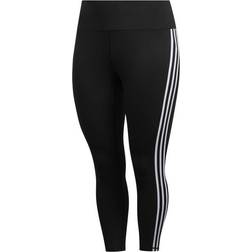 adidas Believe This 3-Stripes 7/8 Leggings Plus Size Women - Black/White