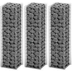 vidaXL Gabion Basket Set 9.8x39.4"