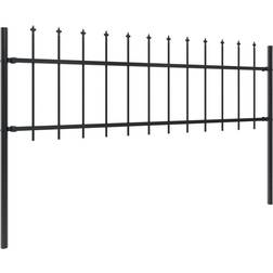 vidaXL Garden Fence with Spear Top 1700x110cm