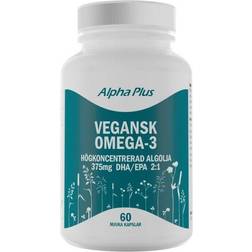 Alpha Plus Vegansk Omega-3 60 st