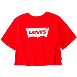 Levi's Kids Light Bright Short Sleeve T-Shirt - Super Red (4E0220-R6W)