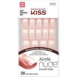 Kiss Salon Acrylic French Nude Medium 28 pz