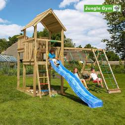 Jungle Gym Play Tower Complete Palace Incl Climb Module Xtra & Slide