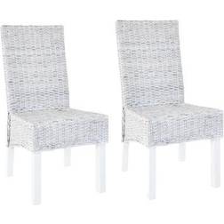vidaXL Kubu 2-pack Köksstol 93cm 2st