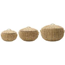 House Doctor Rata Basket 41cm 3pcs