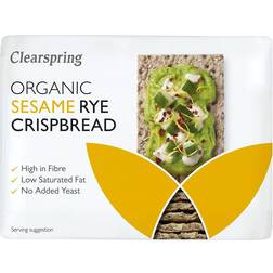 Clearspring Økologisk Sesam Rugknækbrød 200g