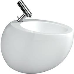 Laufen Alessi one Wand-Bidet, 1 Hahnloch, 390x585mm, verdeckter Überlauf, H830971