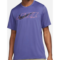 Nike SS Top Purple/Blue Male Camiseta de manga corta Fitness Azul