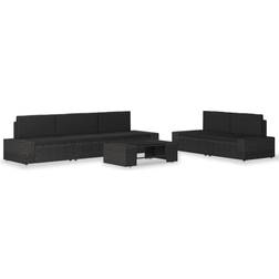 vidaXL 3054576 Lounge-Set, 1 Bord inkl. 5 Soffor