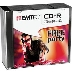 Emtec CD-R 700MB 52x Slimcase 10-Pack