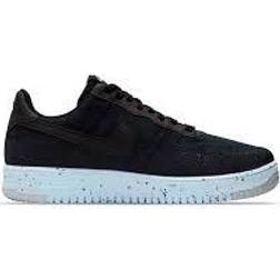 Nike Air Force 1 Crater Flyknit Black Chambray Blue Men's