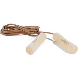 Gymstick Leather Jump Rope Wood, Hyppynaru